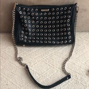 Rebecca Minkoff Black Leather Crossbody Purse